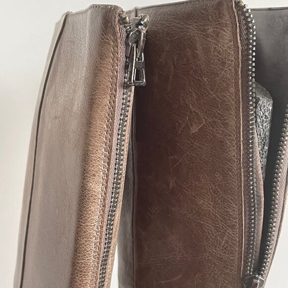 Enzo Angiolini Karissa Tall Leather High Heel Boots Light Brown Women’s 8.5 - Picture 3 of 9